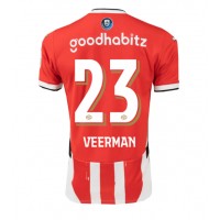 Camiseta PSV Eindhoven Joey Veerman #23 Primera Equipación Replica 2024-25 mangas cortas